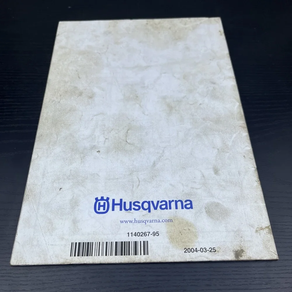 Husqvarna 323C 325CX 323L Operator's Manual OEM Trimmer Owners Guide